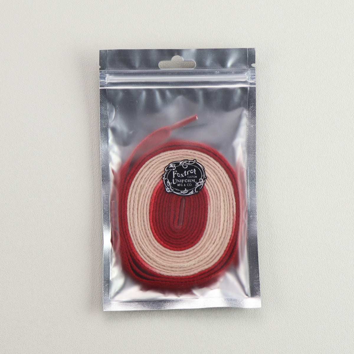 Foxtrot Uniform Union Red Oatmeal 170 High Top Laces