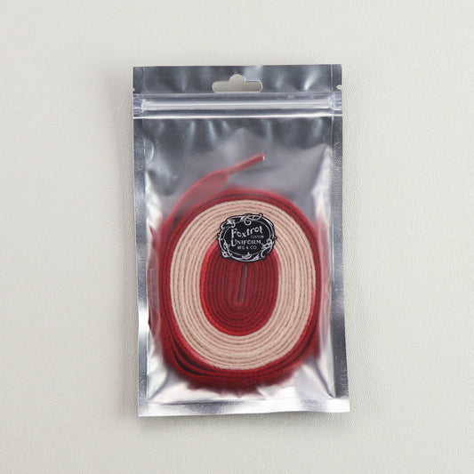 Foxtrot Uniform Union Red Oatmeal 170 High Top Laces