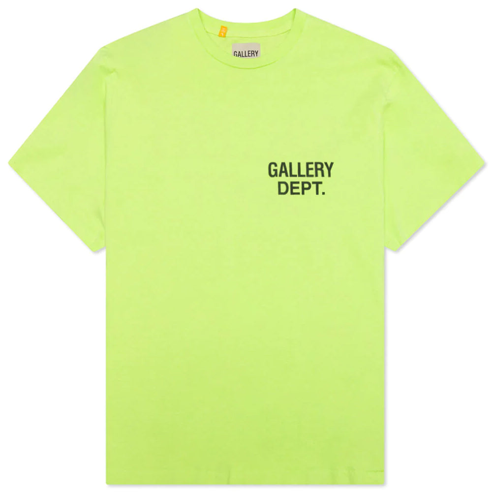 Gallery Dept. Vintage Lime Green Medium Souvenir Tee