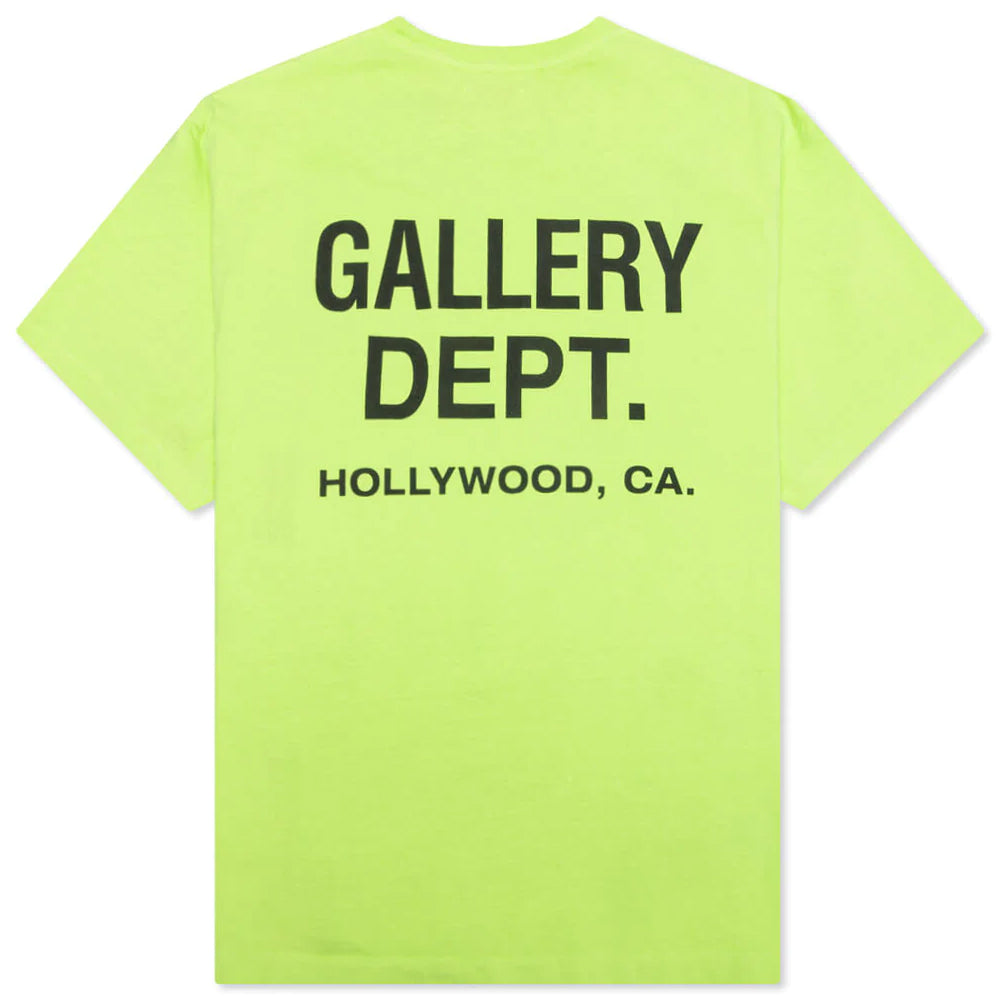 Gallery Dept. Vintage Lime Green Medium Souvenir Tee