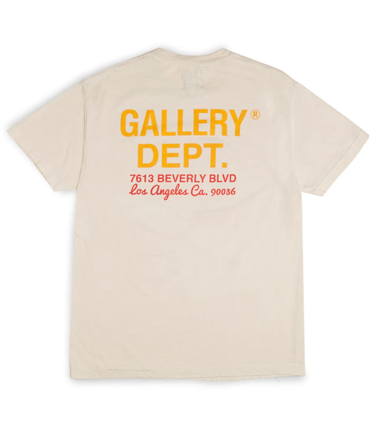 Gallery Dept. Ebay Cream T-Shirt