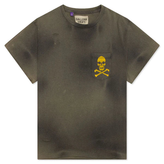 Gallery Dept. Zip Black Tee