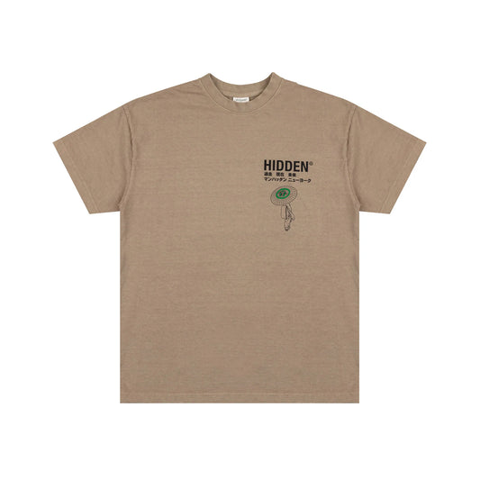 Hidden Geisha Taupe Small Tee