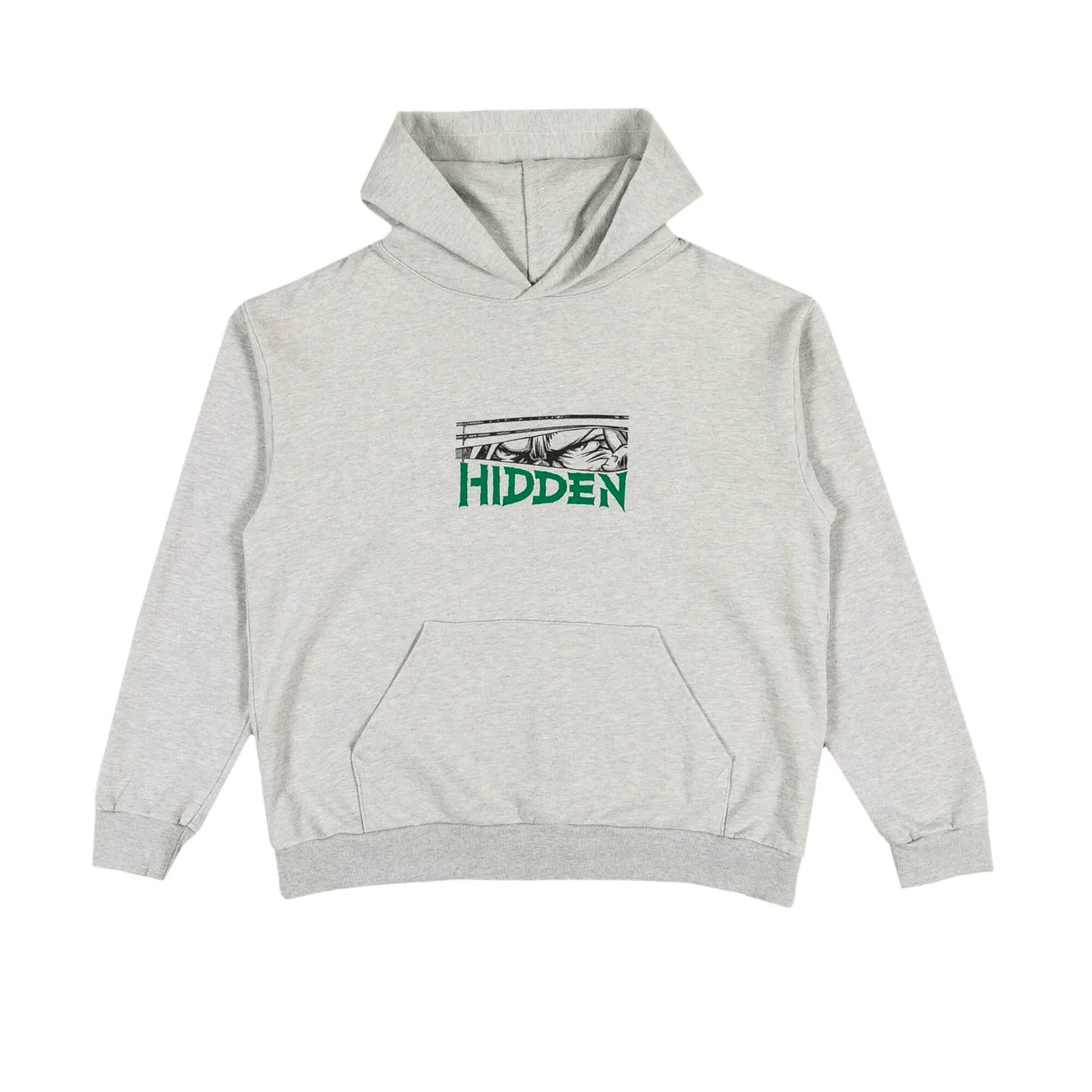 Hidden Blinds Heather Grey Large Hoodie