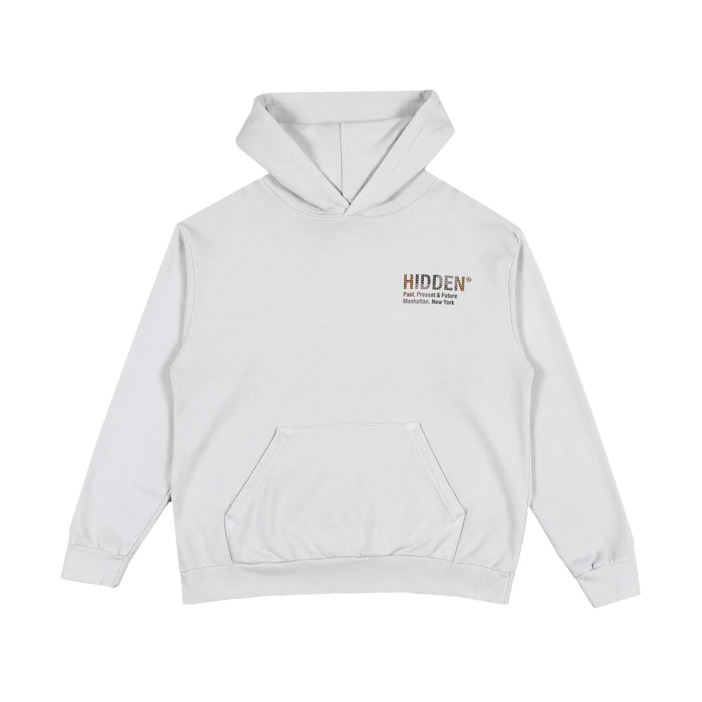 Hidden Boro Grey Small Hoodie