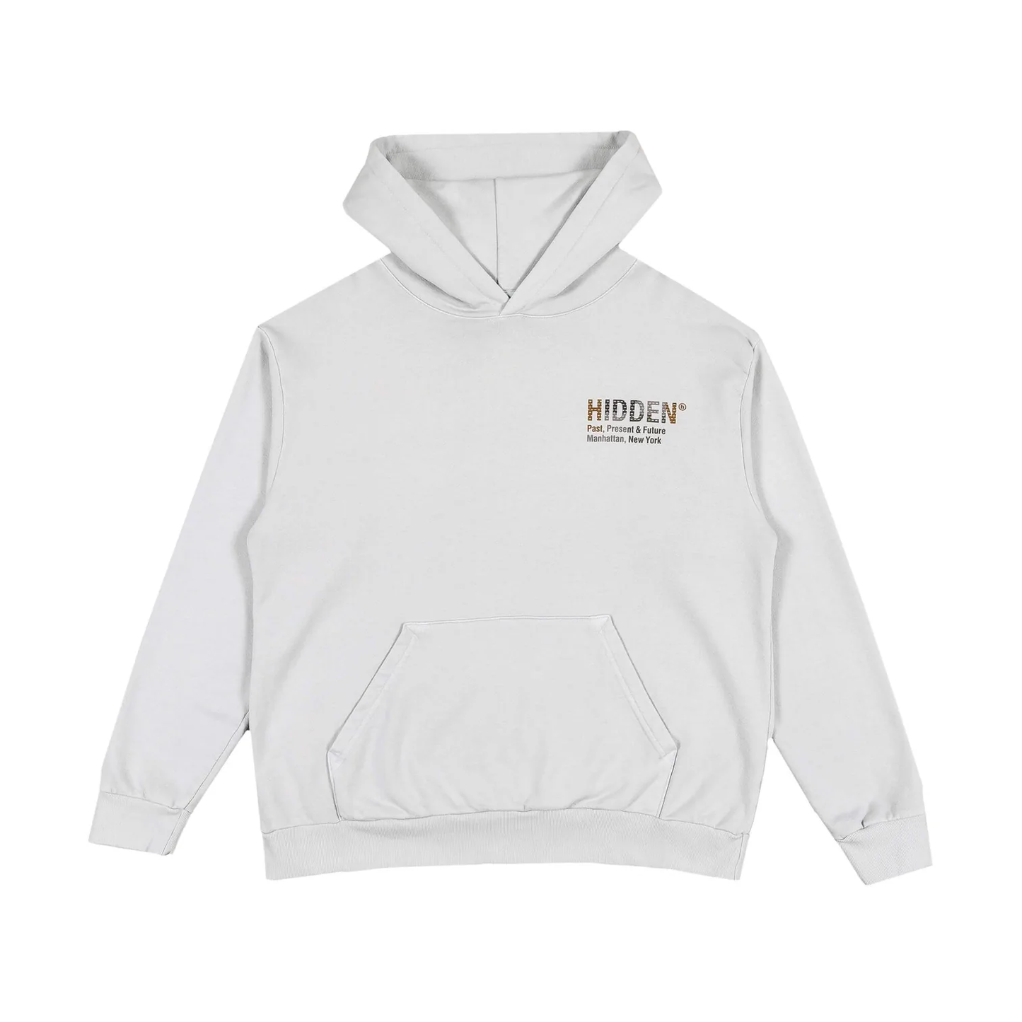 Hidden Boro Grey Small Hoodie