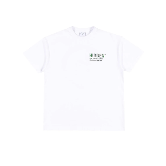 Hidden Boro White Green Small Tee