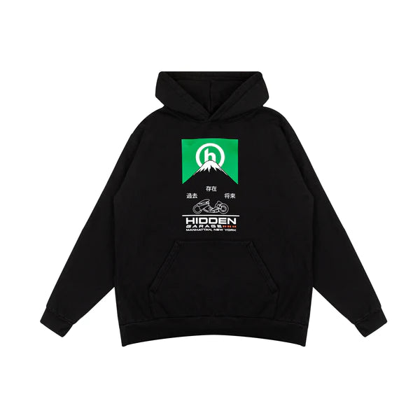 Hidden Garage Black Medium Hoodie