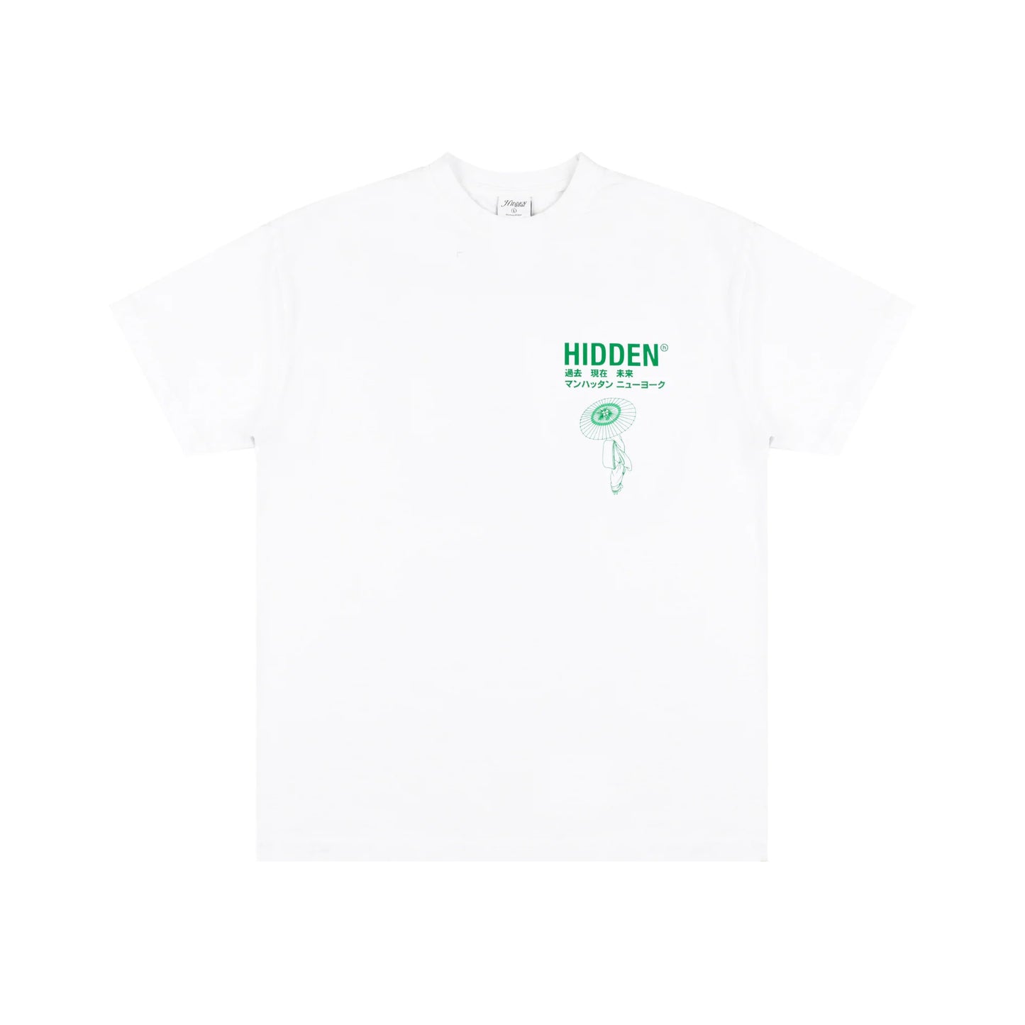 Hidden Geisha White Small Tee