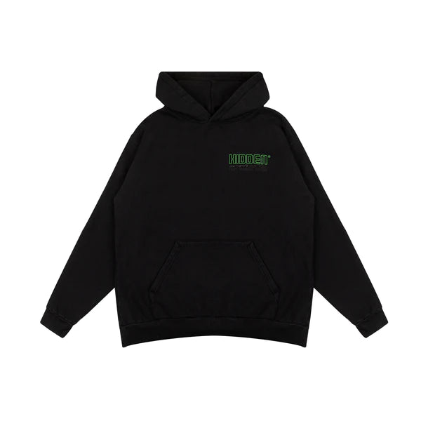 Hidden Koi Fish Black Medium Hoodie