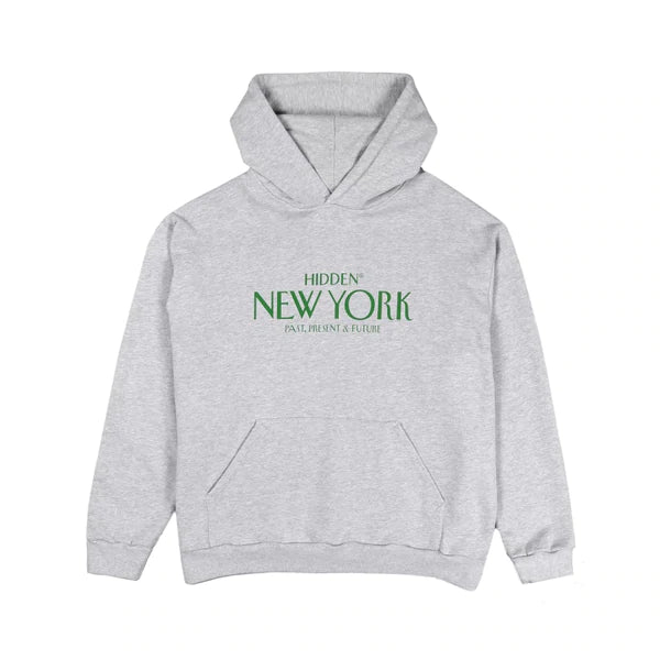 Hidden Magazine Heather Grey Large Hoodie