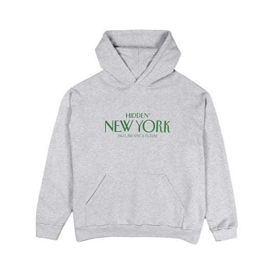 Hidden Magazine Heather Grey Large Hoodie