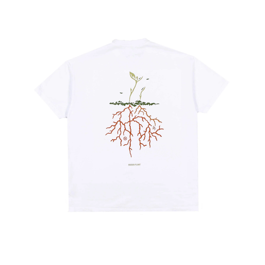 Hidden x APlasticPlant White Small Tee
