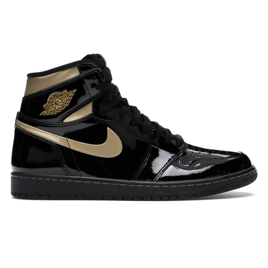 Nike Jordan 1 Retro High Black Metallic Gold - 16 M / 17.5 W
