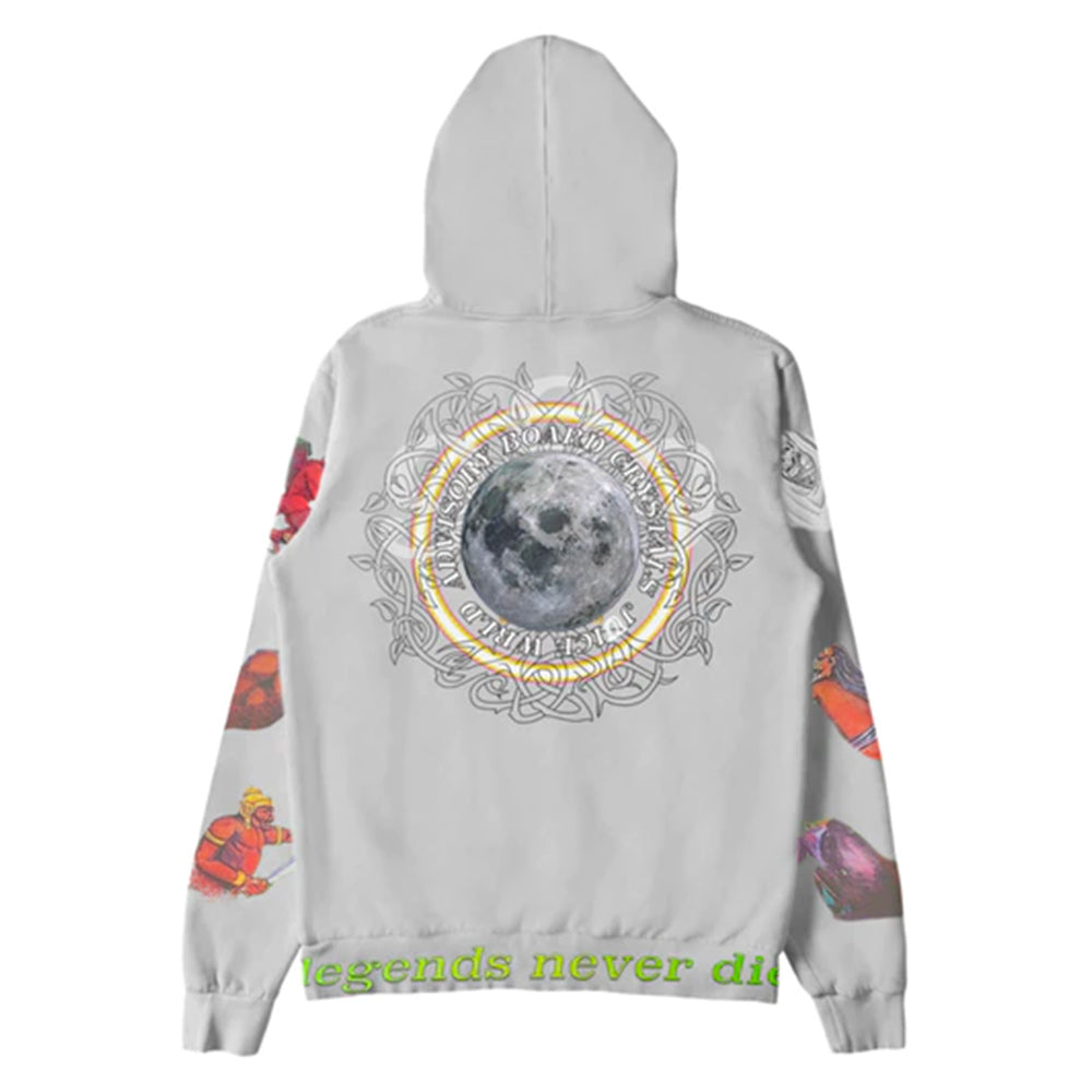 Juice Wrld X ABC Conspiracy of Hope Small Grey Hoodie