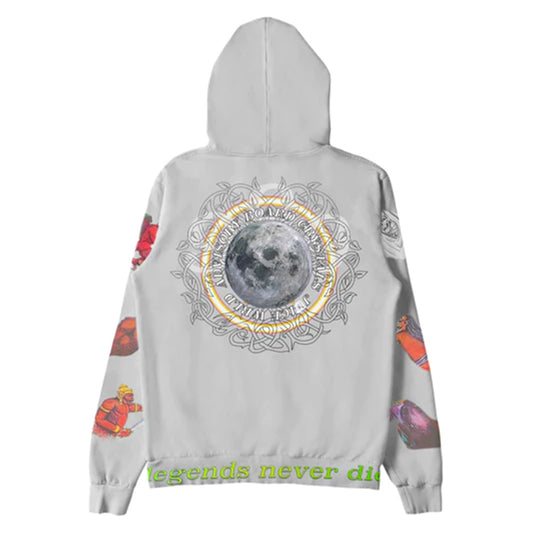 Juice Wrld X ABC Conspiracy of Hope Small Grey Hoodie