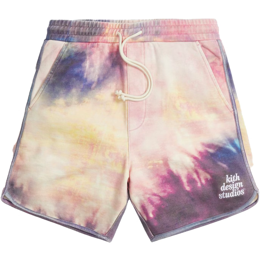 Kith Jordan Tie Dye Purple Pink Large Shorts