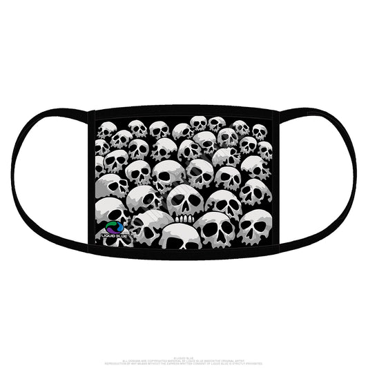 Liquid Blue Son of Skulls Face Mask