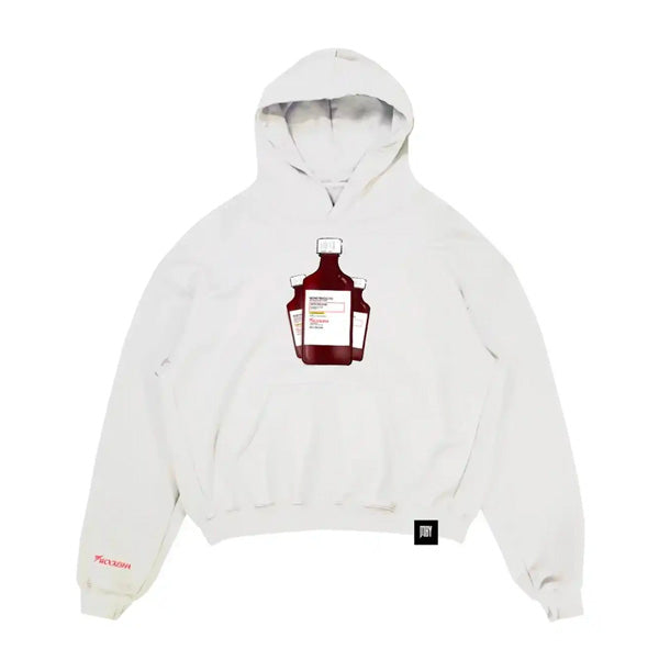 Moneybagg Yo Wockesha White Large Hoodie