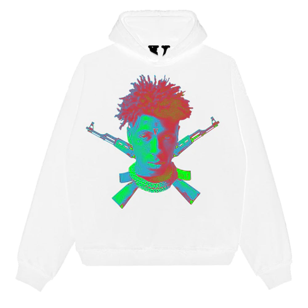 YoungBoy NBA x Vlone Sticks White XXL Hoodie