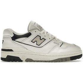 New Balance 550 Cream Black - 8 M / 9.5 W