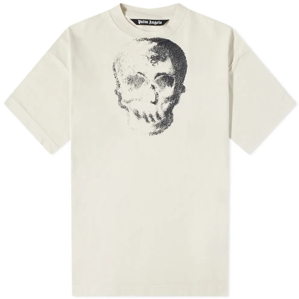 Palm Angels Skull Print Back Logo Tee