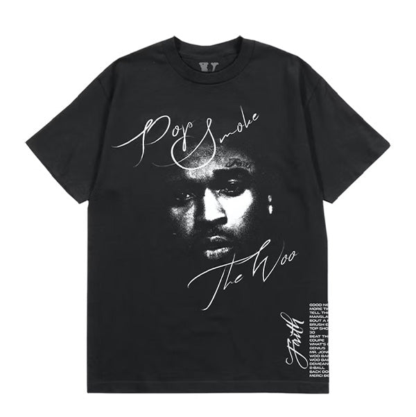 Pop Smoke x Vlone Faith Black Medium Tee