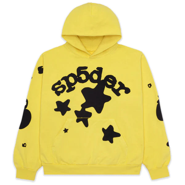 Sp5der Beluga Yellow Hoodie