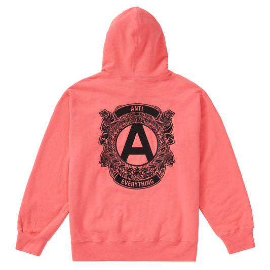 Supreme Anti Bright Coral Medium Hoodie