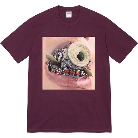 Supreme Braces Eggplant XXL Tee