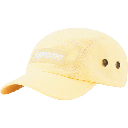 Supreme Brushed Cordura Pale Yellow Camp Cap
