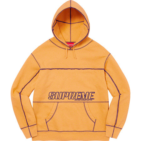 Supreme Coverstitch Dusty Gold Medium Hoodie
