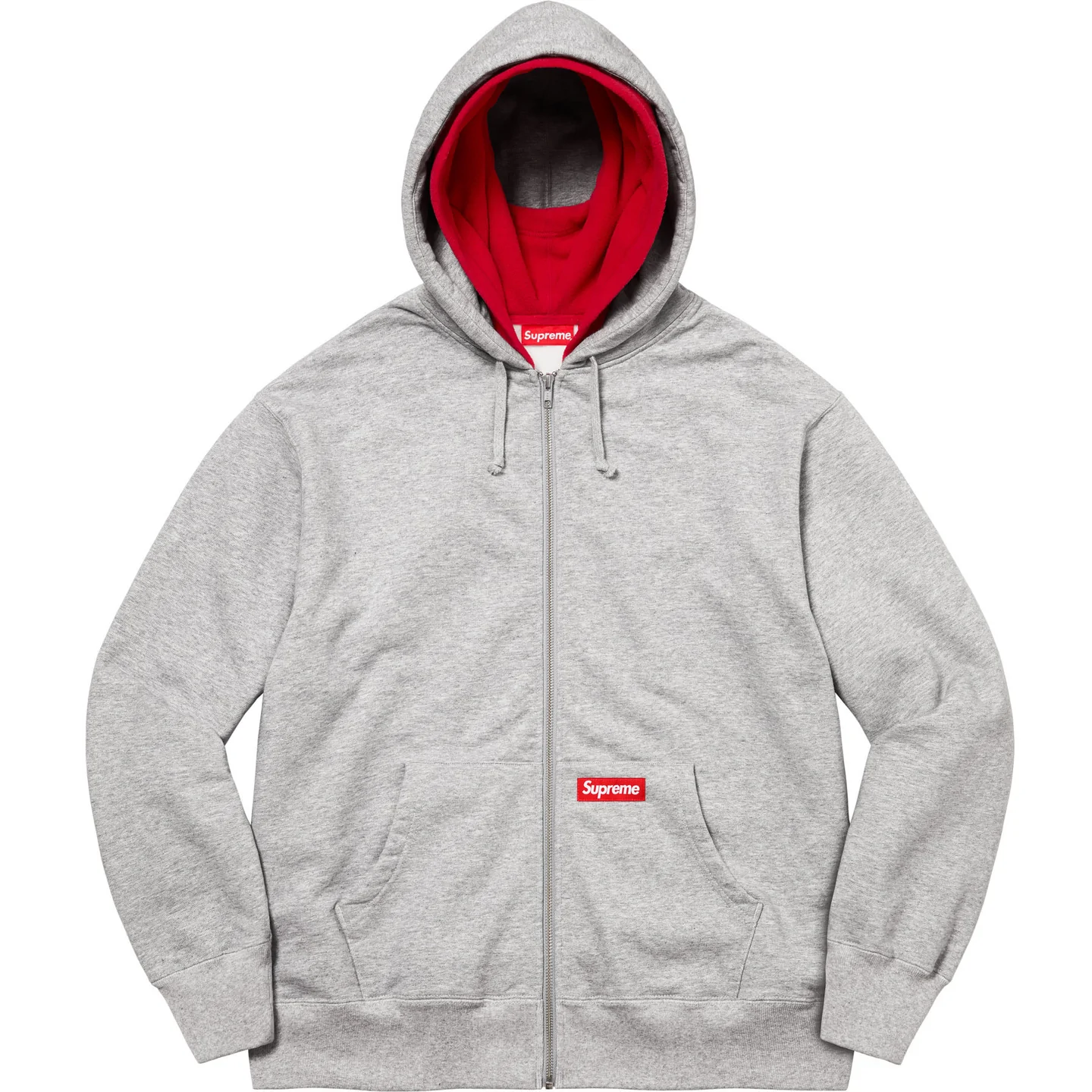 Supreme sales gray hoodie