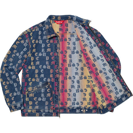 Supreme Gradient Jacquard Denim Medium Work Jacket