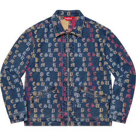 Supreme Gradient Jacquard Denim Medium Work Jacket