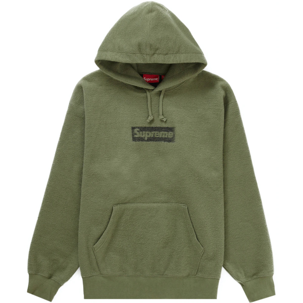 Supreme Inside Out Box Logo Green Hoodie