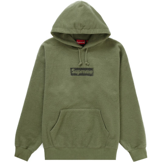 Supreme Inside Out Box Logo Green Hoodie
