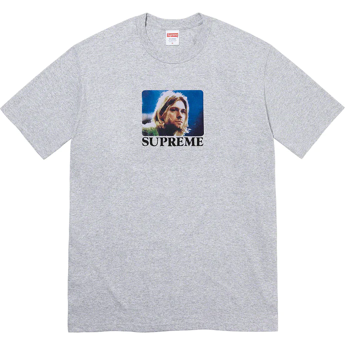 Supreme Kurt Cobain Heather Grey Small Tee