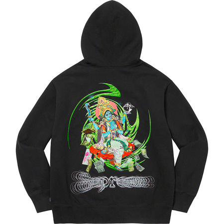 Supreme Lakshmi Black Medium Zip Up Hoodie