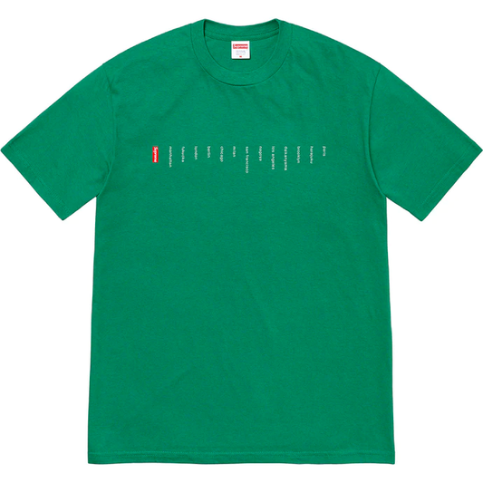 Supreme Location Light Pine Medium Tee