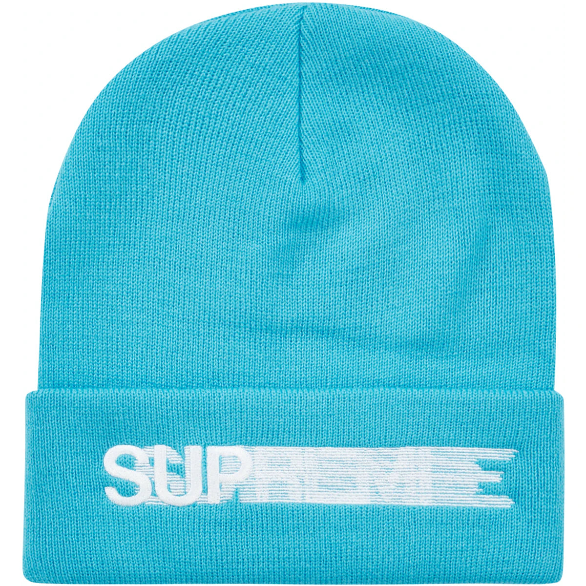 Supreme Motion Logo Bright Blue Beanie