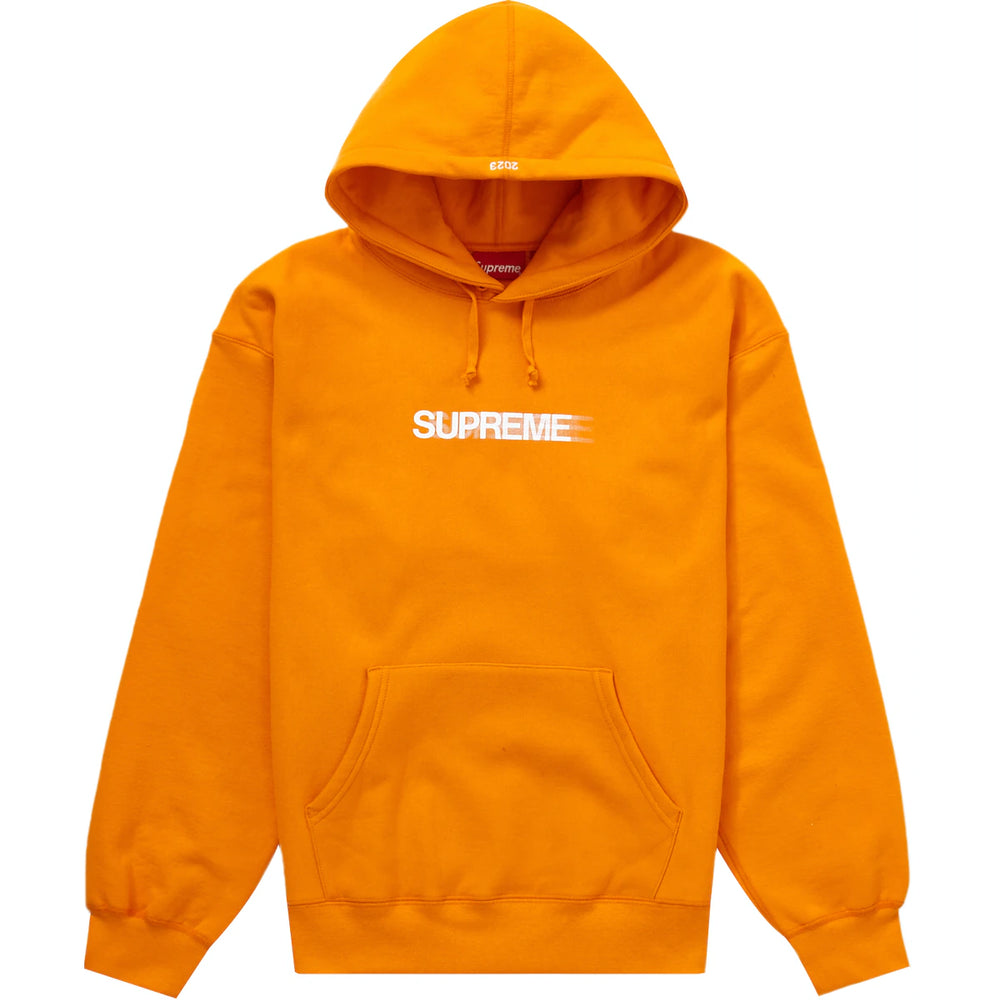 Supreme Motion Logo Orange Hoodie