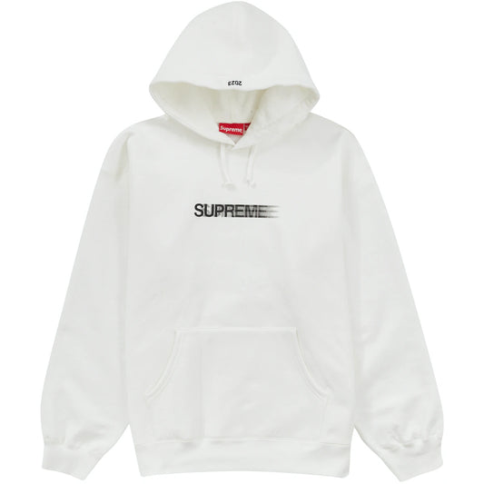 Supreme Motion Logo White Hoodie