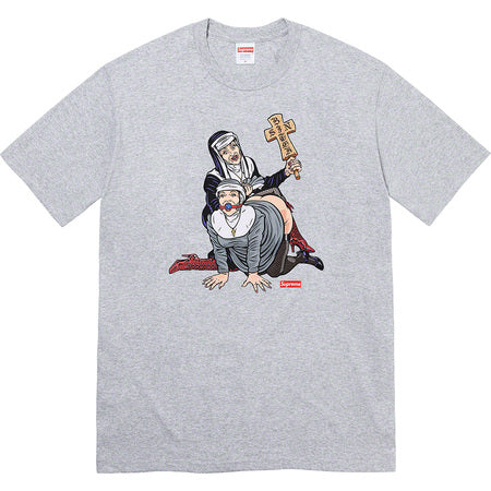 Supreme Nuns Grey Medium Tee