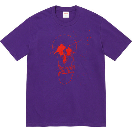 Supreme Ralph Steadman Skull Purple Large Tee