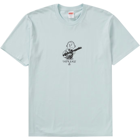 Supreme Rocker Pale Blue Medium Tee