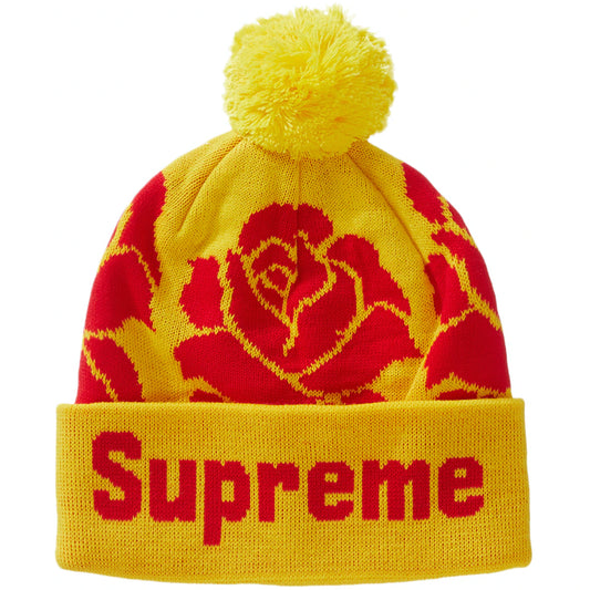 Supreme Rose Yellow Beanie