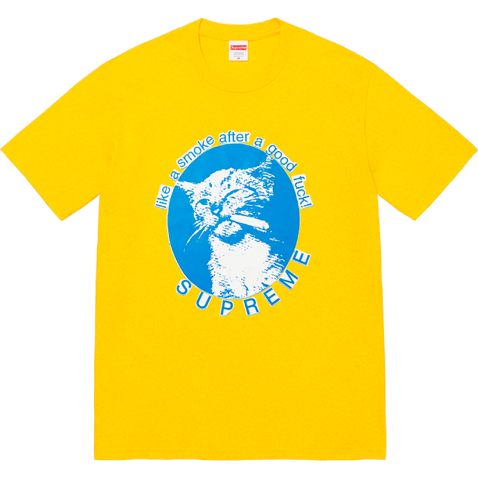 Supreme Smoke Yellow Medium Tee