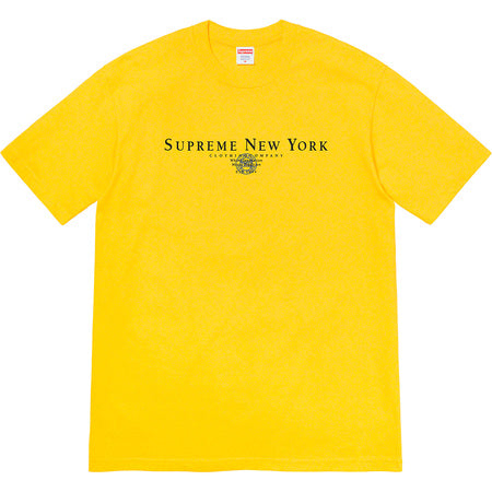 Supreme Tradition Yellow Medium Tee
