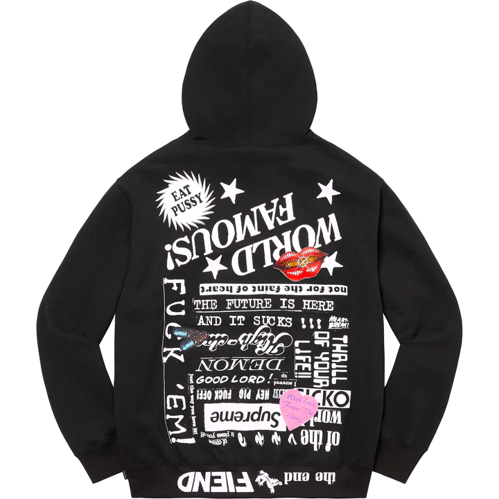 Supreme Fiend Black Hoodie